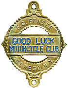 Good Luck MCC N.Y motorcycle club badge from Jean-Francois Helias