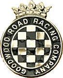 Goodwood Road Racing motorcycle club badge from Jean-Francois Helias