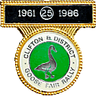 Goose Fair motorcycle rally badge from Jean-Francois Helias