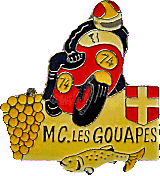 Gouapes Frangy motorcycle club badge from Jean-Francois Helias