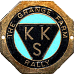 Grange Farm motorcycle rally badge