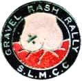 Gravel Rash motorcycle rally badge from Graham Mills