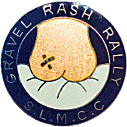 Gravel Rash motorcycle rally badge from Jean-Francois Helias