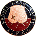 Gravel Rash motorcycle rally badge from Jean-Francois Helias