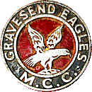 Gravesend Eagles MCC motorcycle club badge from Jean-Francois Helias