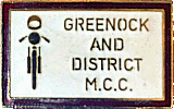 Greenock & DMCC motorcycle club badge from Jean-Francois Helias