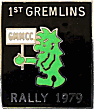 Gremlins motorcycle rally badge