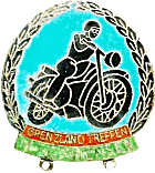 Grenzland Treffen motorcycle rally badge from Jean-Francois Helias