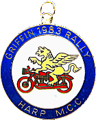 Griffin motorcycle rally badge from Jean-Francois Helias