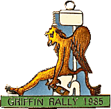 Griffin motorcycle rally badge from Jan Heiland