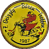 Grizzly Baren motorcycle rally badge from Hans Veenendaal