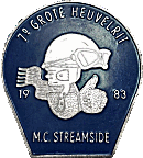 Grote Heuvelrite motorcycle rally badge from Jean-Francois Helias