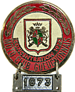Gueugnon motorcycle rally badge from Jean-Francois Helias