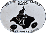 Gurt Gallybagger motorcycle rally badge from Stephen North