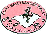 Gurt Gallybagger motorcycle rally badge from Alan Kitson