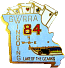 GWRRA motorcycle run badge from Jean-Francois Helias