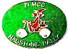 Hagstone motorcycle rally badge from Jean-Francois Helias
