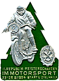 Halle motorcycle rally badge from Jean-Francois Helias