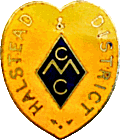 Halstead & District MCC motorcycle club badge from Jean-Francois Helias