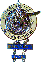 Hangover motorcycle rally badge from Paul Mullis