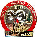 Hare & Hound motorcycle run badge from Jean-Francois Helias