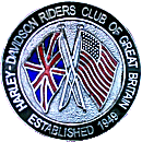 Harley Davidson Riders Of GB motorcycle club badge from Jean-Francois Helias