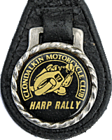 Harp motorcycle rally badge from Keith  Williams