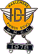 Punch Bowl motorcycle rally badge from Dave Ranger