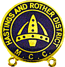 Hastings & Rother DMCC motorcycle club badge from Jean-Francois Helias