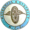 Haverhill & DMCC motorcycle club badge from Jean-Francois Helias