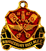 Hawkesbury DMCC motorcycle club badge from Jean-Francois Helias