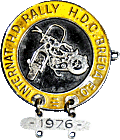 HD Breda motorcycle rally badge from Jean-Francois Helias