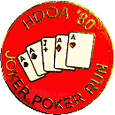 HDOA Joker Poker Run motorcycle run badge from Jean-Francois Helias