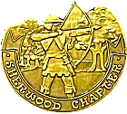 HD Sherwood Chapter motorcycle club badge from Jean-Francois Helias