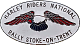 HD Stoke motorcycle rally badge from Jean-Francois Helias