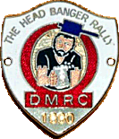 Head Banger motorcycle rally badge