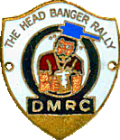 Head Banger motorcycle rally badge