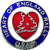 Heart Of England motorcycle rally badge from Jean-Francois Helias