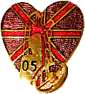 MAG Heart of England motorcycle rally badge from Jean-Francois Helias