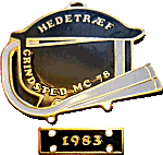 Hedetraef motorcycle rally badge from Jean-Francois Helias