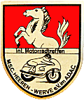 Heeren Werve motorcycle rally badge from Jean-Francois Helias
