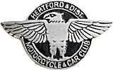 Hertford & DMC&CC motorcycle club badge from Jean-Francois Helias
