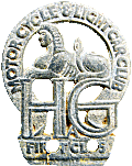 Home Guard First Glos MC&LCC motorcycle club badge from Jean-Francois Helias