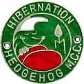 Hibernation  motorcycle rally badge from Ted Trett