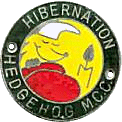 Hibernation  motorcycle rally badge from Ted Trett