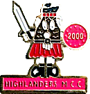 Highlanders motorcycle rally badge from Jean-Francois Helias