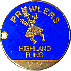 Highland Fling motorcycle rally badge from Phil Drackley