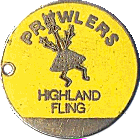 Highland Fling motorcycle rally badge from Phil Drackley