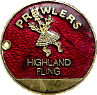 Highland Fling motorcycle rally badge
