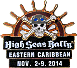 High Seas motorcycle rally badge from Jean-Francois Helias